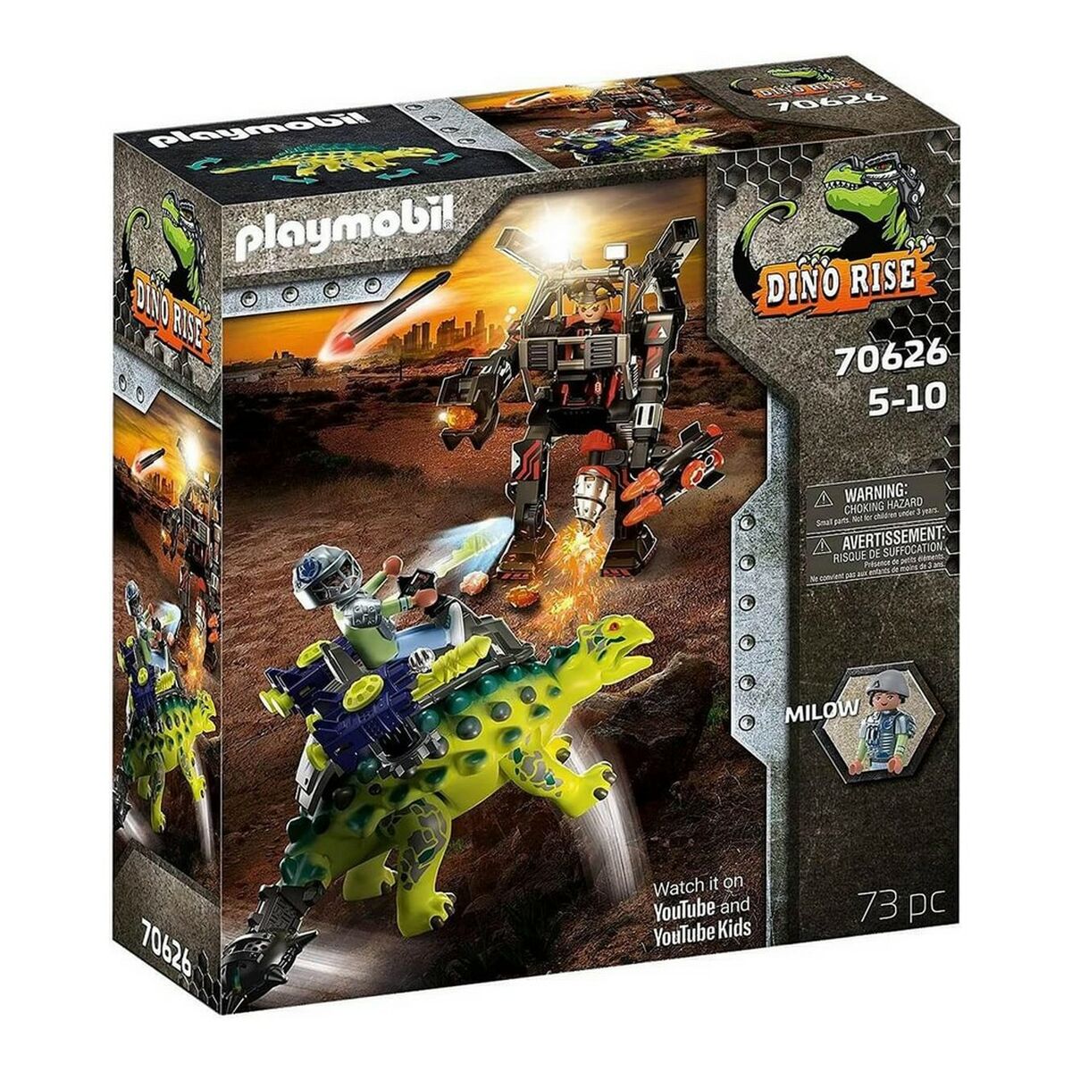 Playset Dino Rise Saichania Playmobil（73个PC）