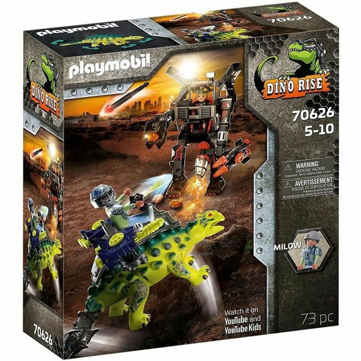 Playset Dino Rise Saichania Playmobil（73个PC）