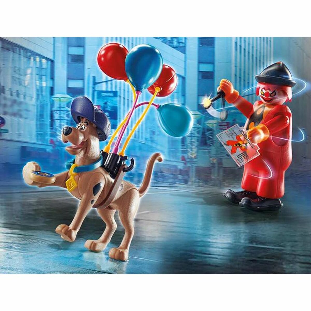 Playset Playmobil Scooby Doo Abenteuer mit Ghost Clown 70710