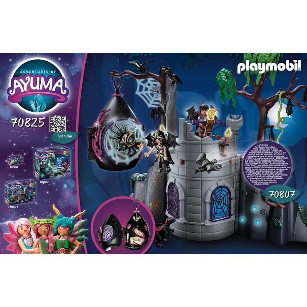 Playset Playmobil Adventures of Ayuma Bat Fairies 70825 (54 stk)