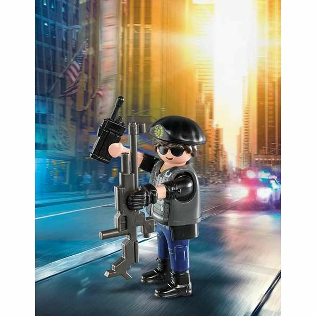 Figura congiunta Playmobil Playmo-Friends 70858 Officer di polizia (5 PC)