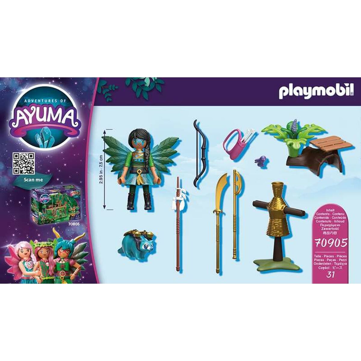 Playset PlayMobil Adentures de Ayuma Starter Pack Knight Fairy 70905