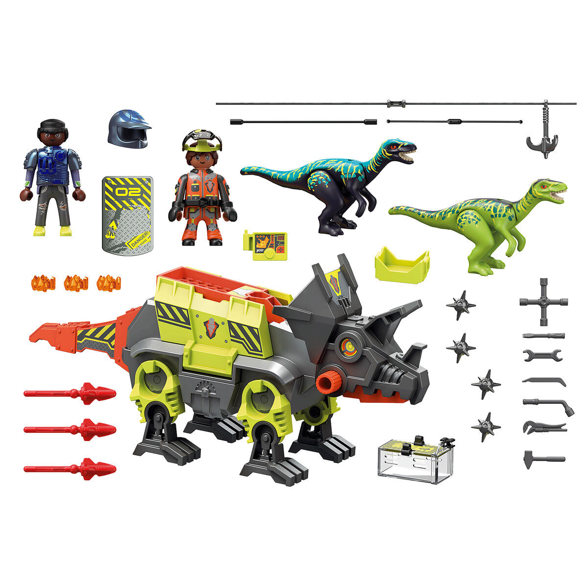 Playset Playmobil Dino Rise Robo-Dino战斗机70928