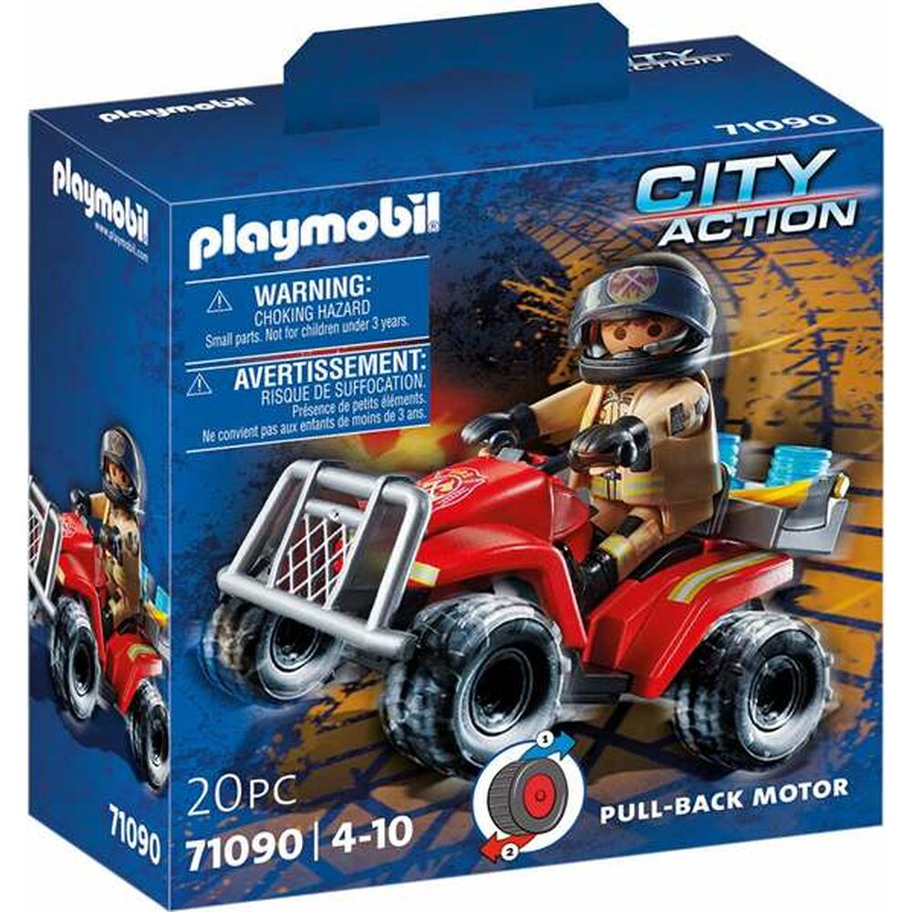 Playset Playmobil City Action消防员 -  Speed Quad 71090