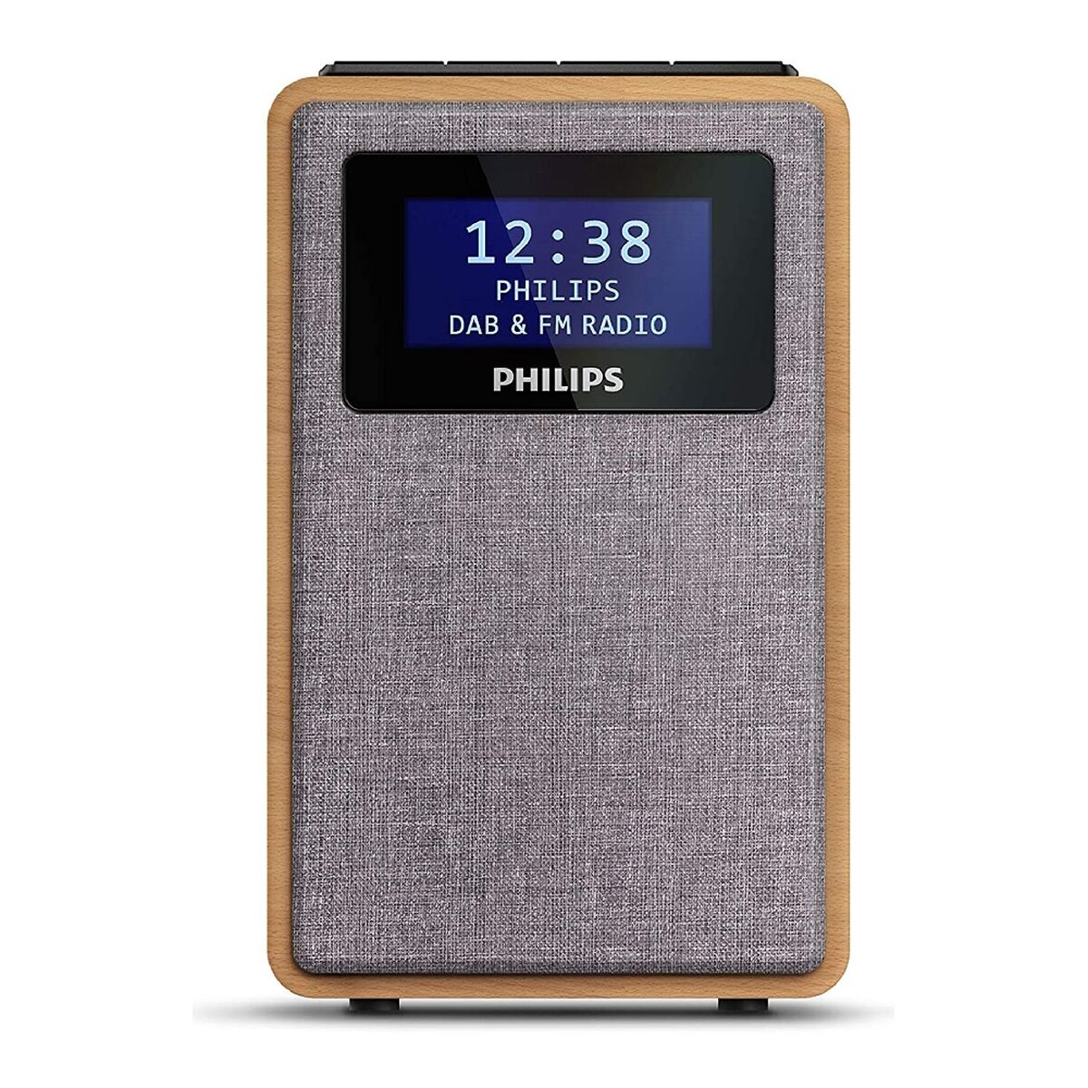 Radio d'horloge Philips Gray
