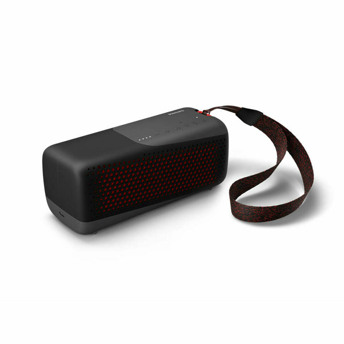 Haut-parleurs Bluetooth portables Philips en haut-parleur sans fil noir