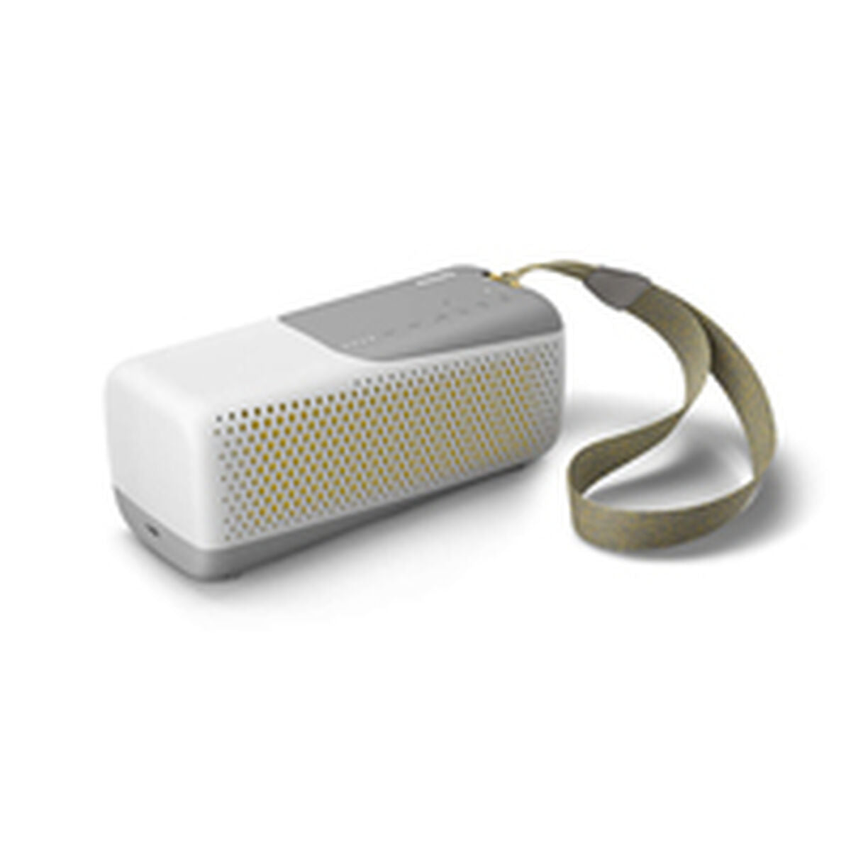 Haut-parleurs Bluetooth portables Philips en haut-parleur sans fil blanc