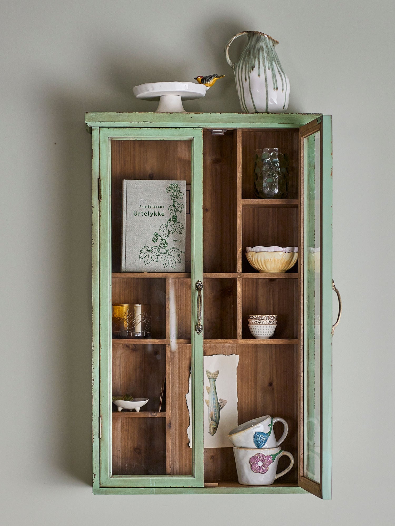 Collection créative Hazem Cabinet, Green, Firwood