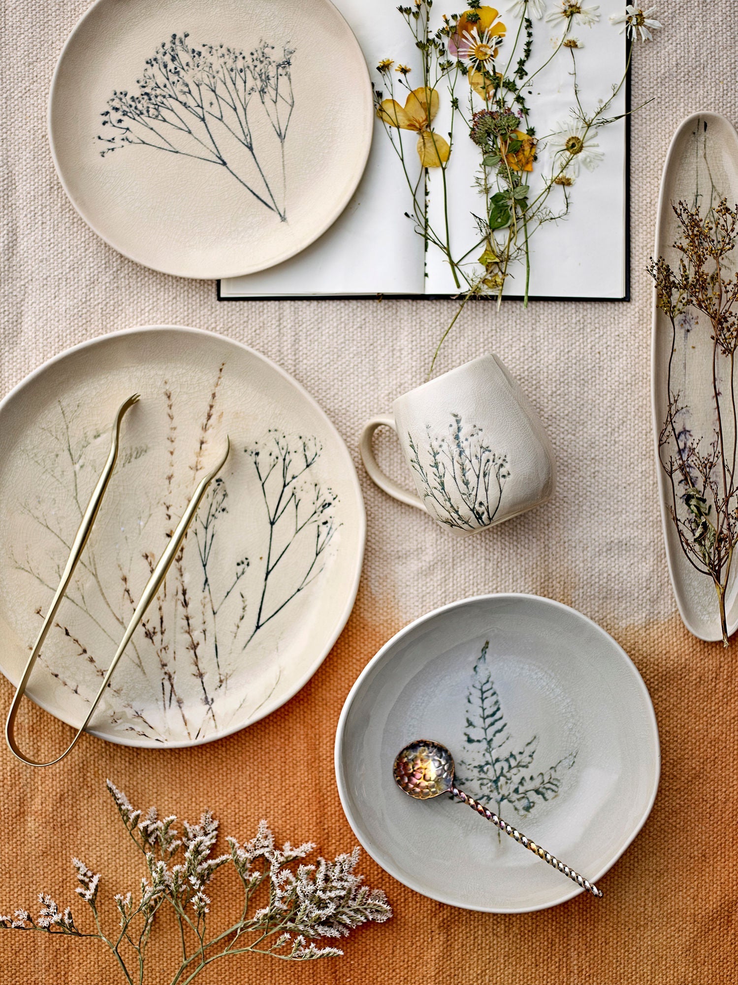 Bloomingville Bea Breakfast Set, Nature, Stoneware