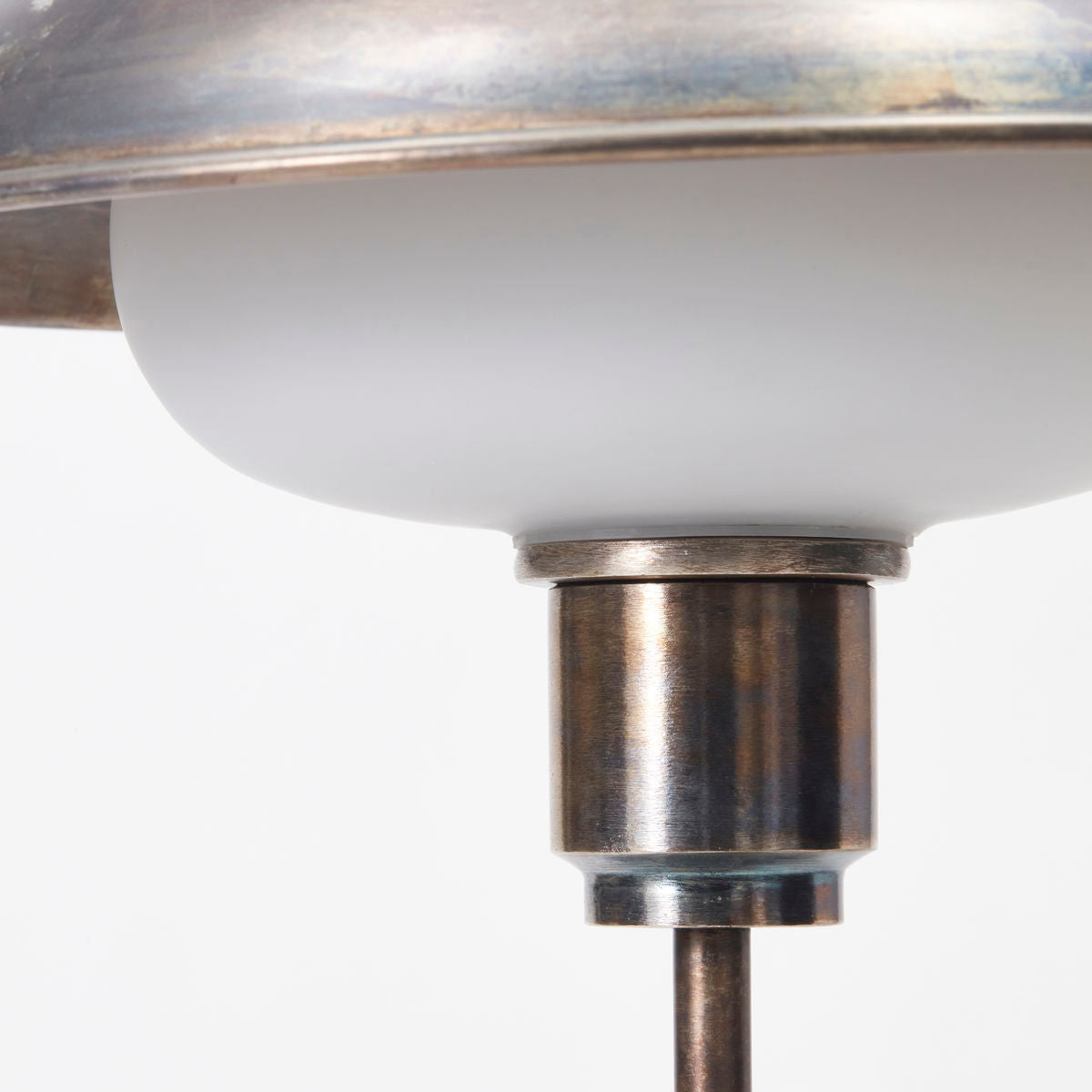 Hausarzttischlampe, Hdboston, antikes Braun