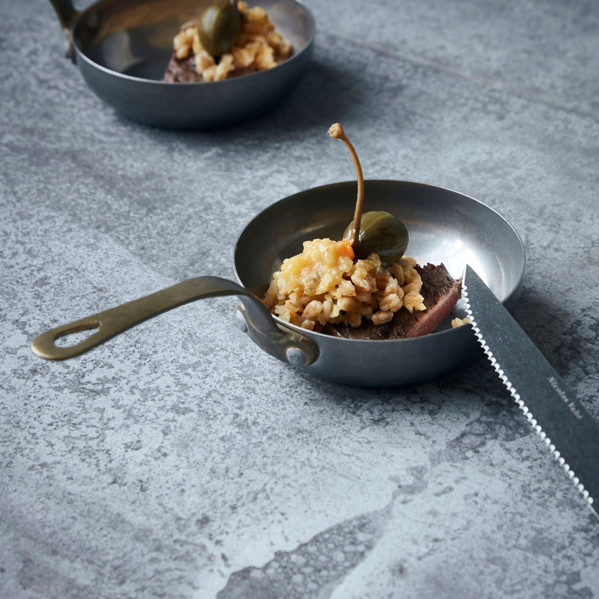 Nicolas Vahe Fry Pan，NVPresentation，银色饰面