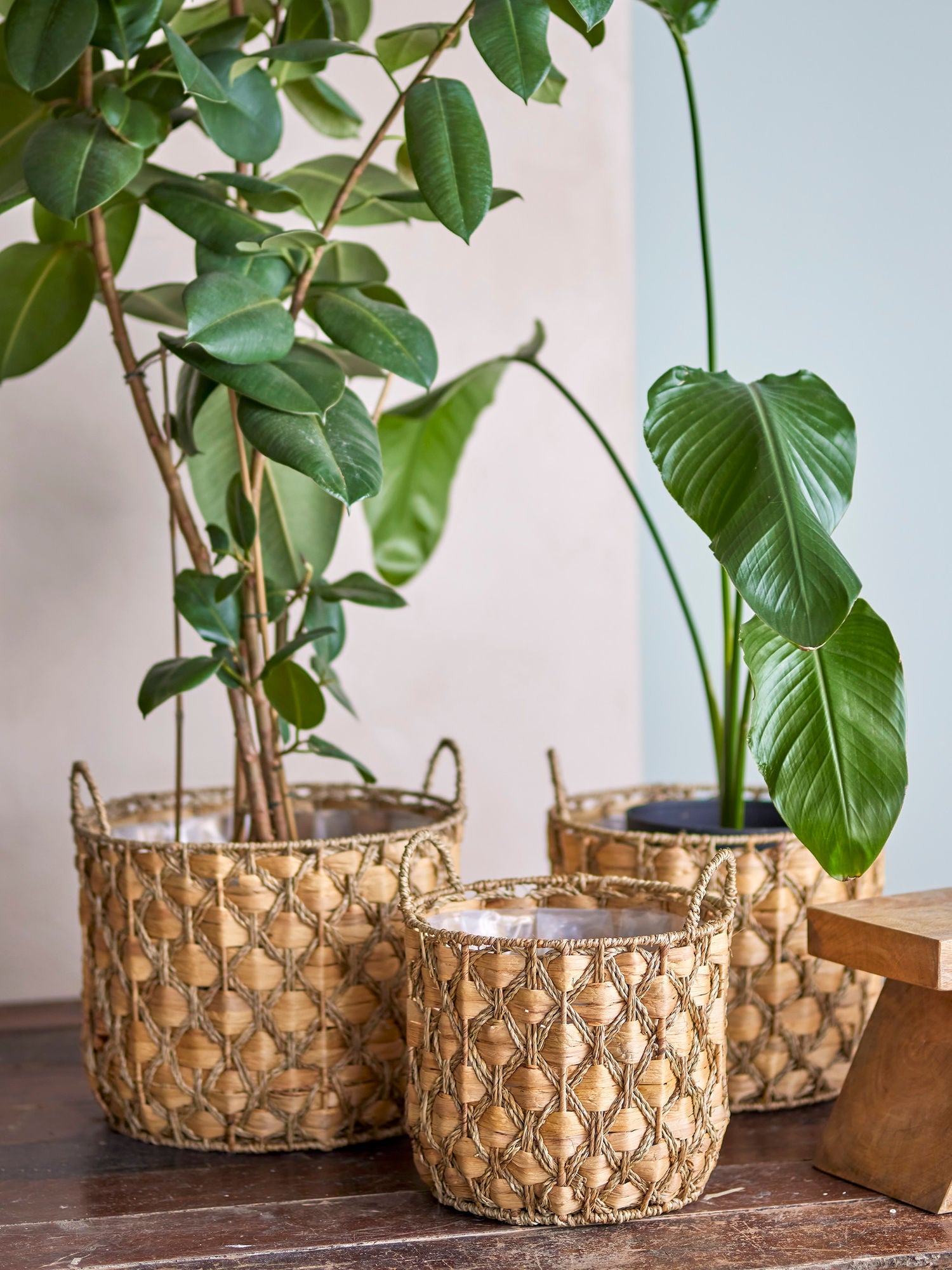 Creatieve collectie Joleen Basket, Nature, Water Hyacinth
