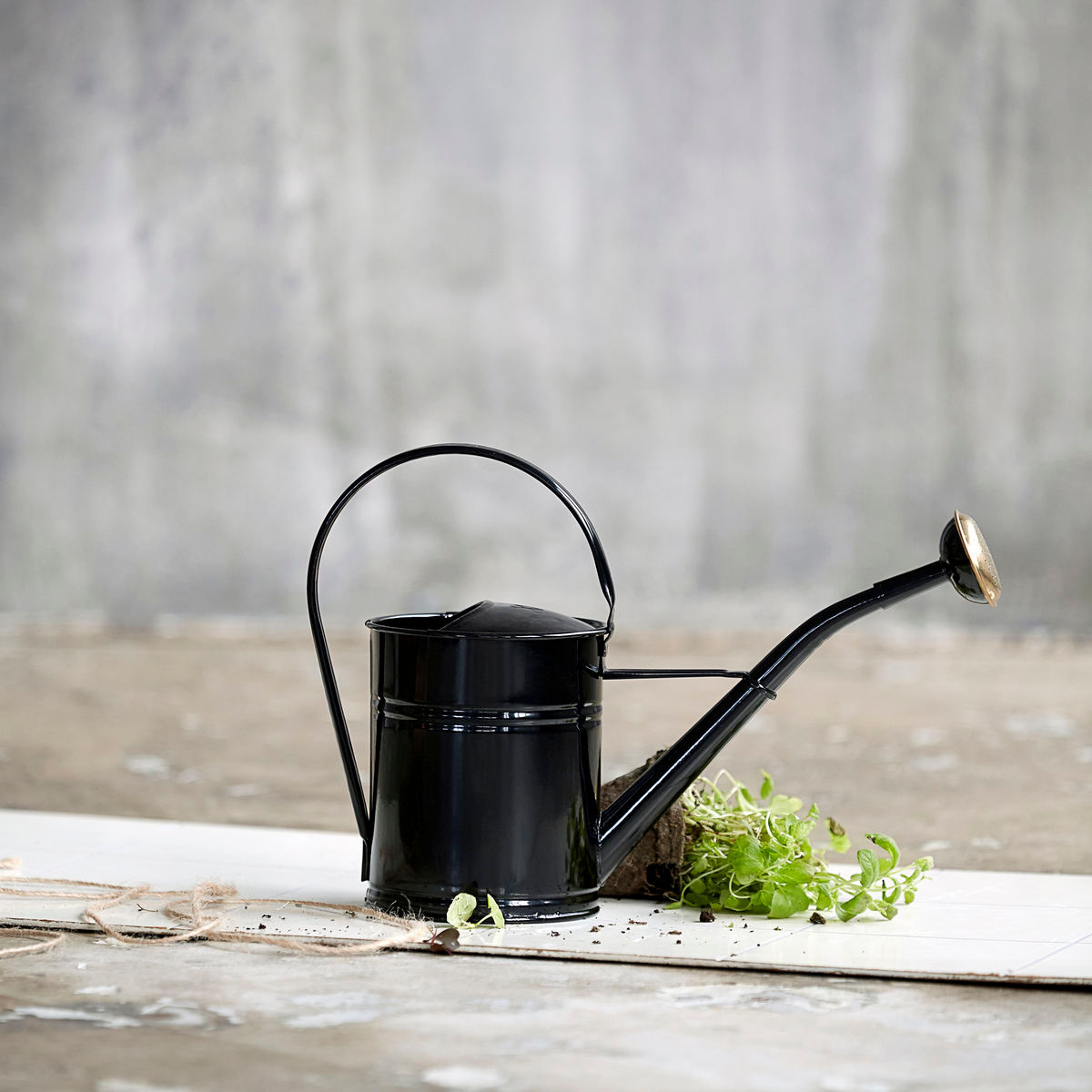 Huisarts Watering Can, Hdwan, zwart