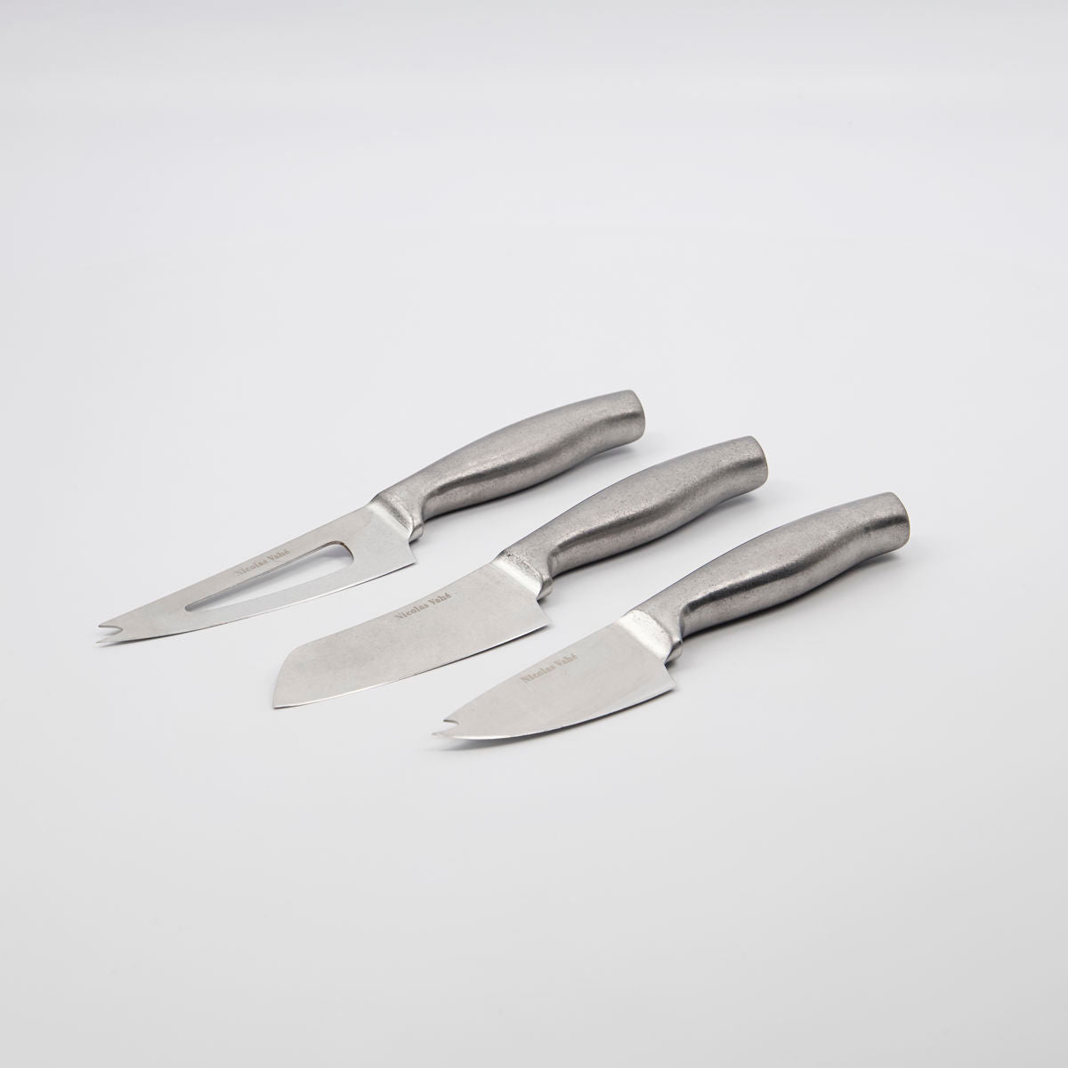 Nicolas Vahe Cheese Knives, NVFRAGE, Silver Finish