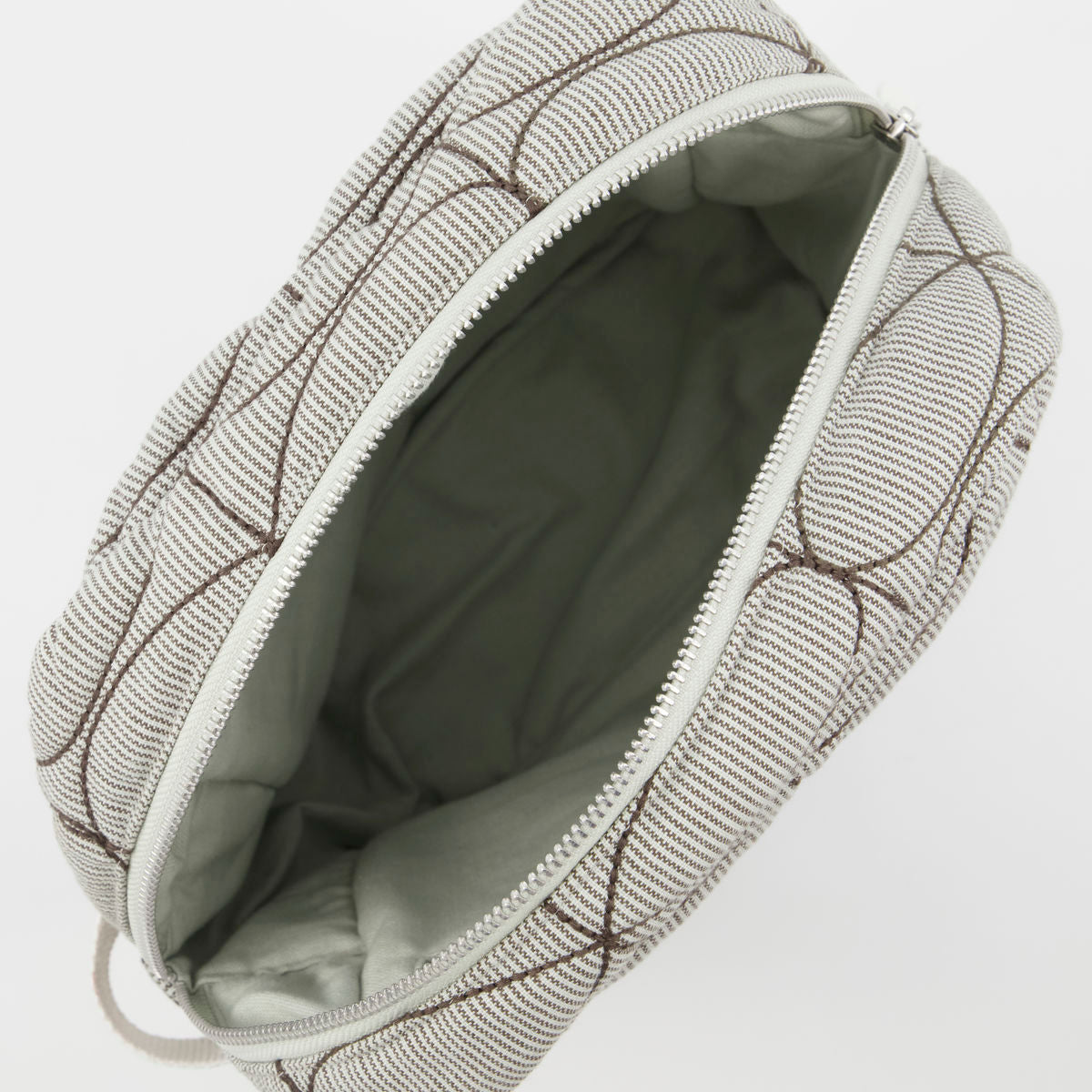 Meraki Sac de toilette, mkmentha, gris clair / vert armée