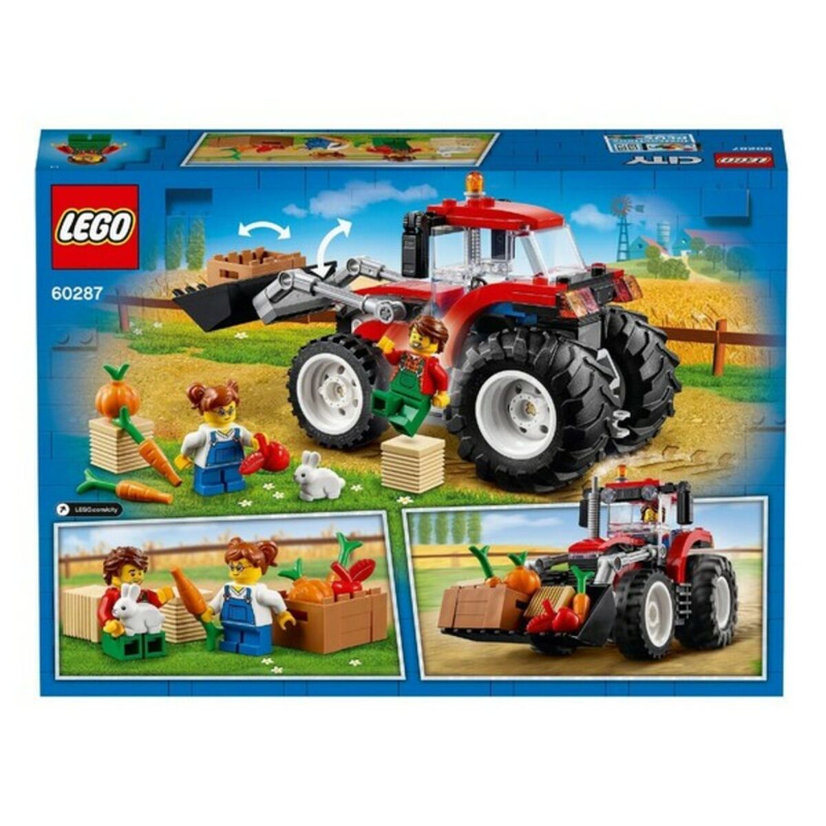 Playset City Great Vehicles Tractor Lego 60287 (148 pc's)