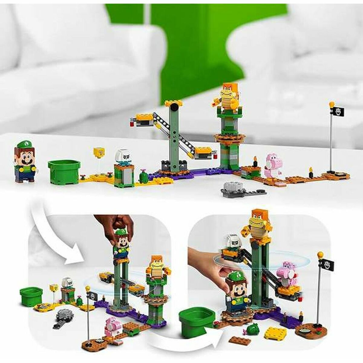 Playset Super Mario: Aventures avec Luigi Lego 71387 (280 PC)