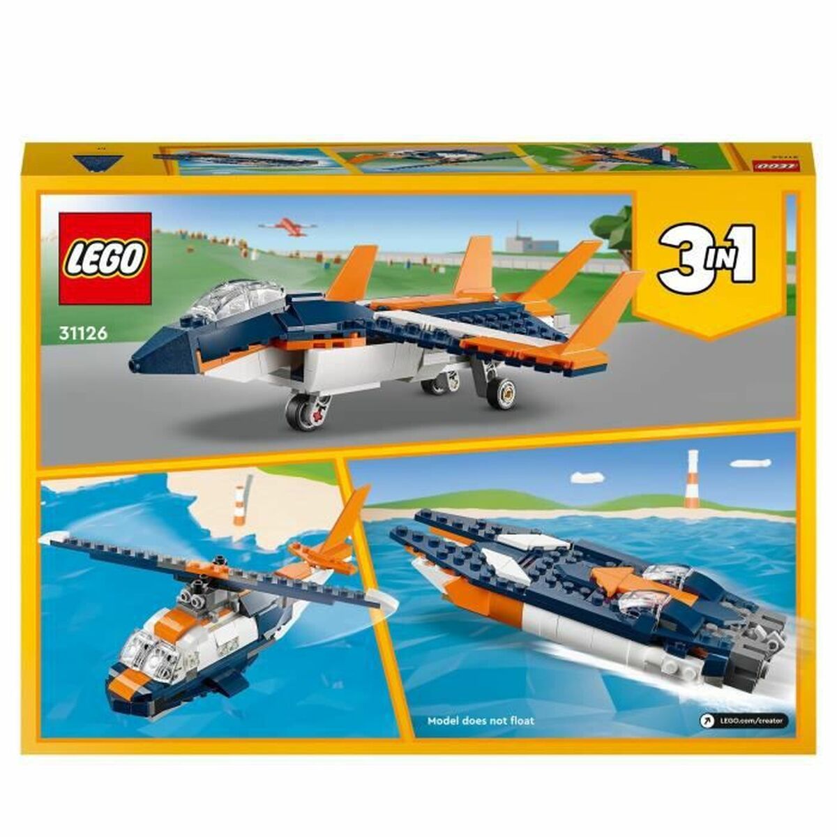 PLAYSET LEGO反应堆SuperSónico3合1