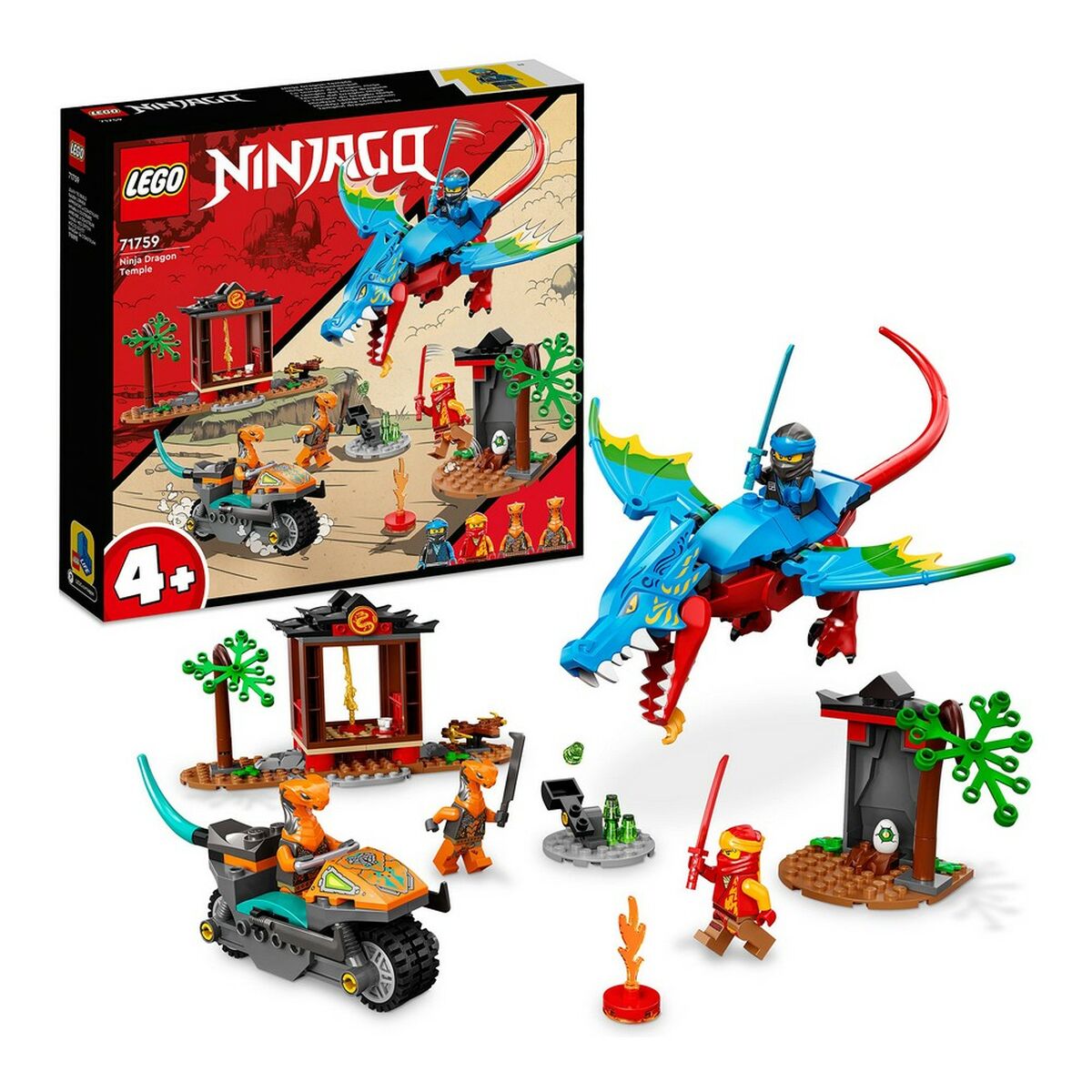 Speelset Lego Ninjago Ninja Dragon Temple 161 stuks 71759