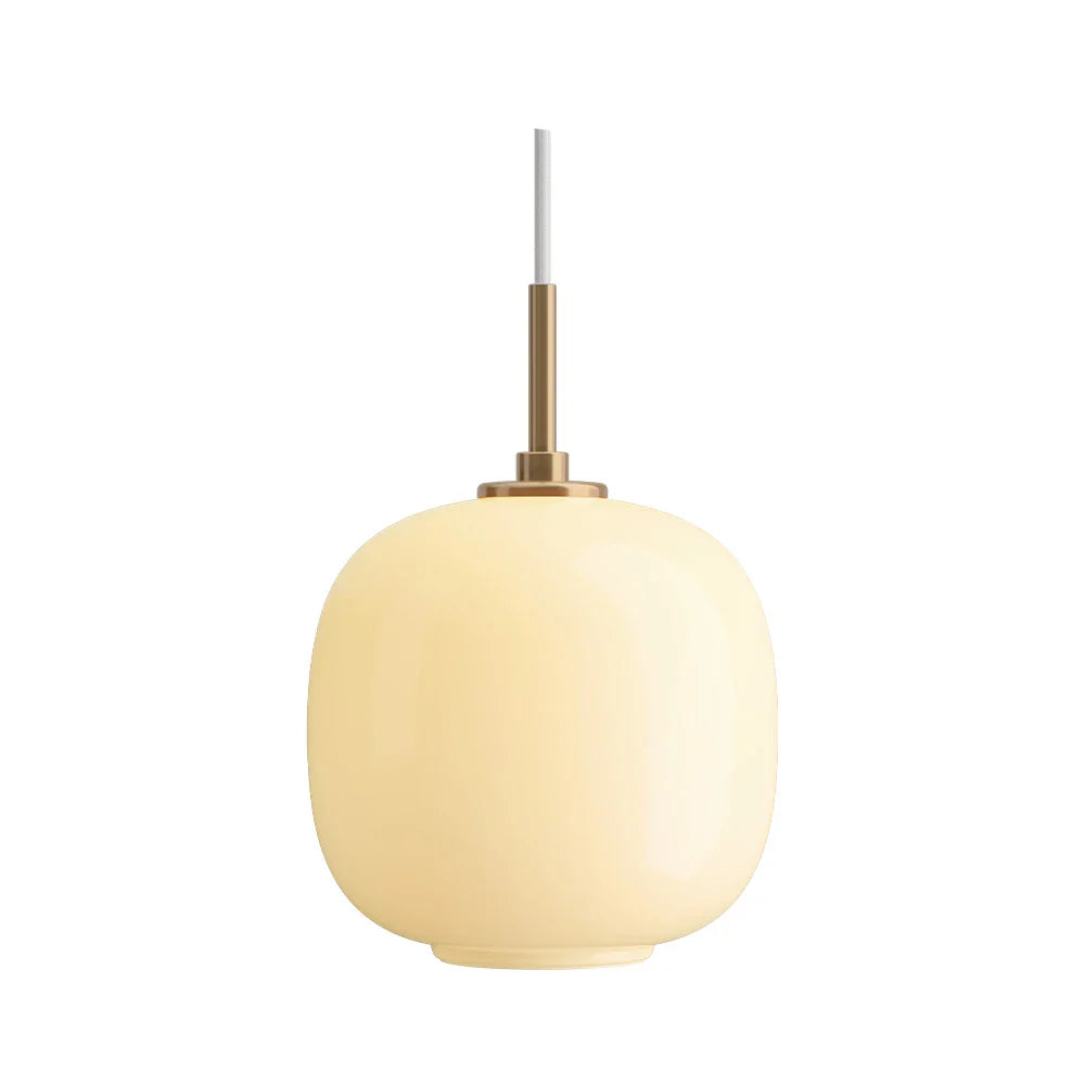 Louis Poulsen Vl45 Radiohus Pendant ø175, Glossy Pale Yellow