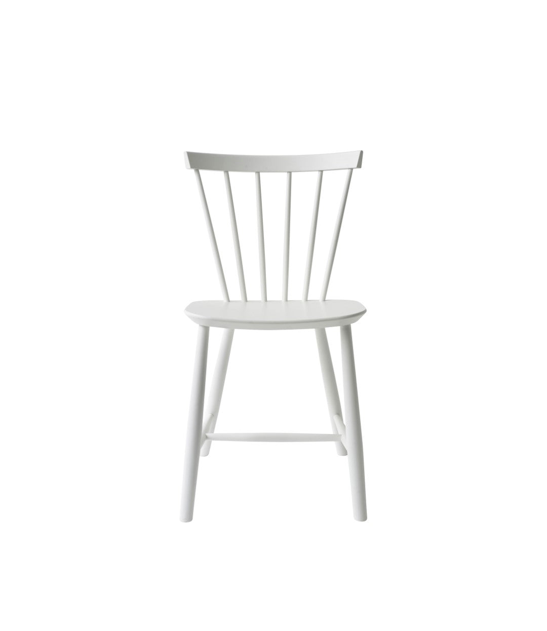 FDB Møbler Poul M. Volther J46 Chair Nordic Swan Ecolabel Beech, Pure White