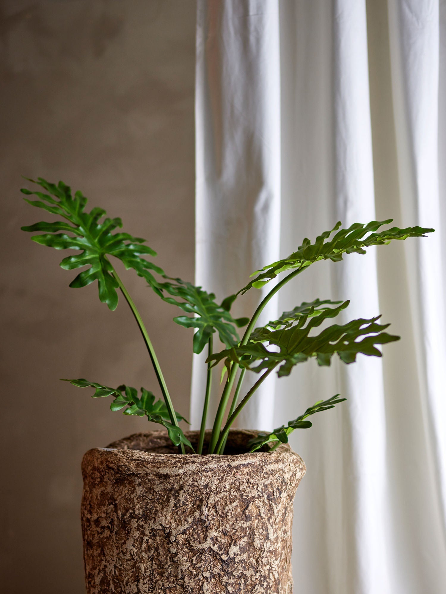 Bloomingville Philodendron kunstig plante, grøn, plastik