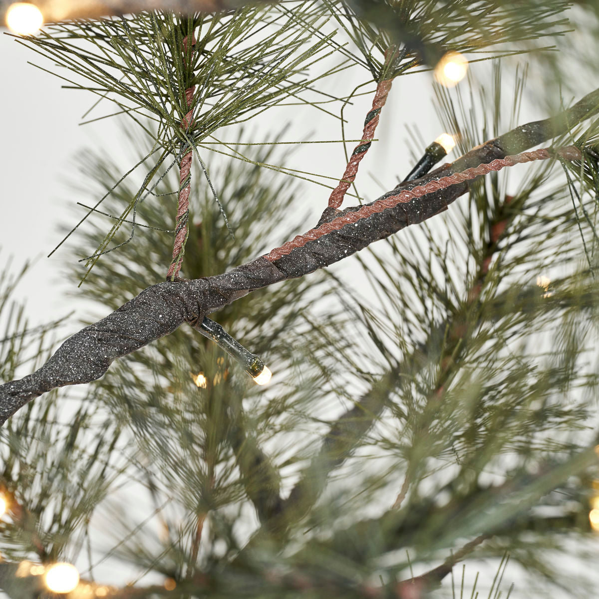 Docteur de maison arbre de Noël w. LED, hdpeuce, nature