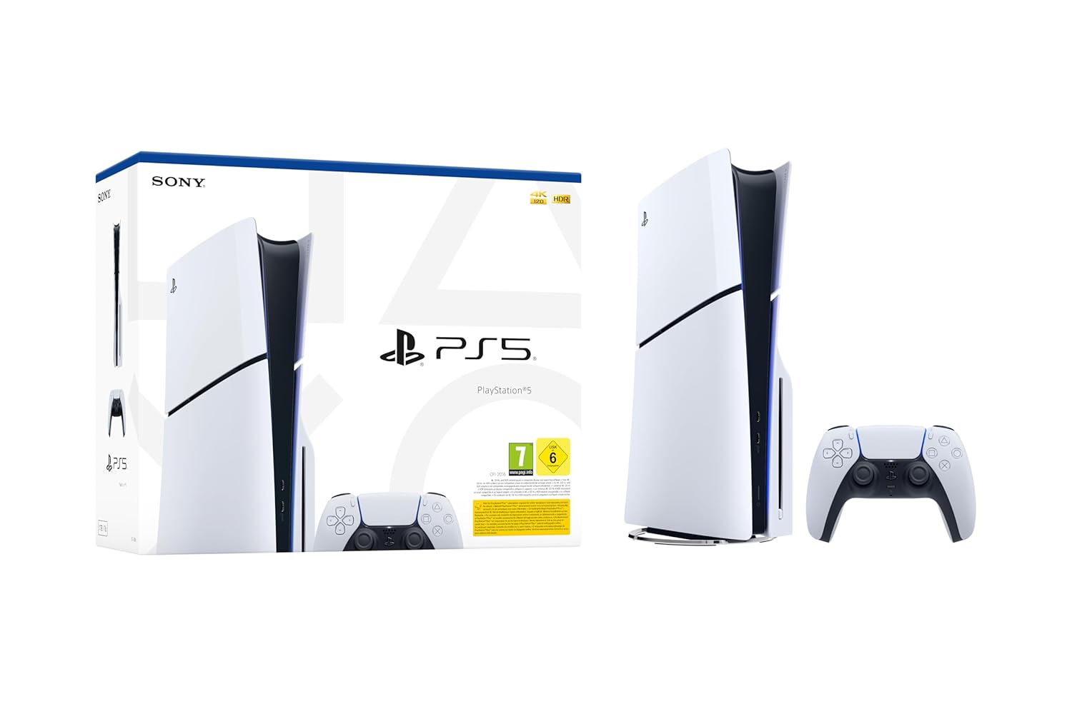 索尼Playstation 5（PS5）Slim标准光盘版1TB