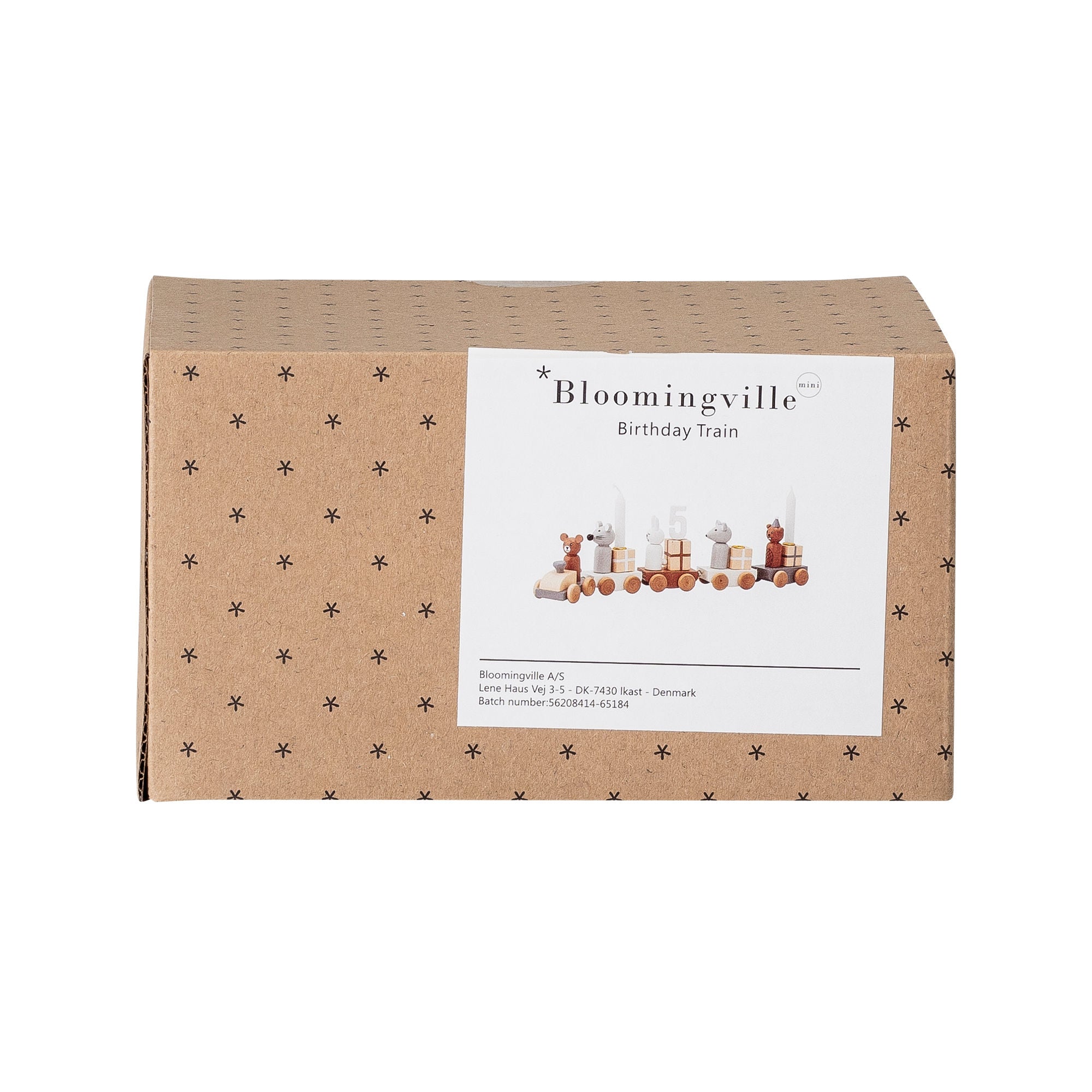 Bloomingville Mini Junaid生日装饰，Brown，MDF