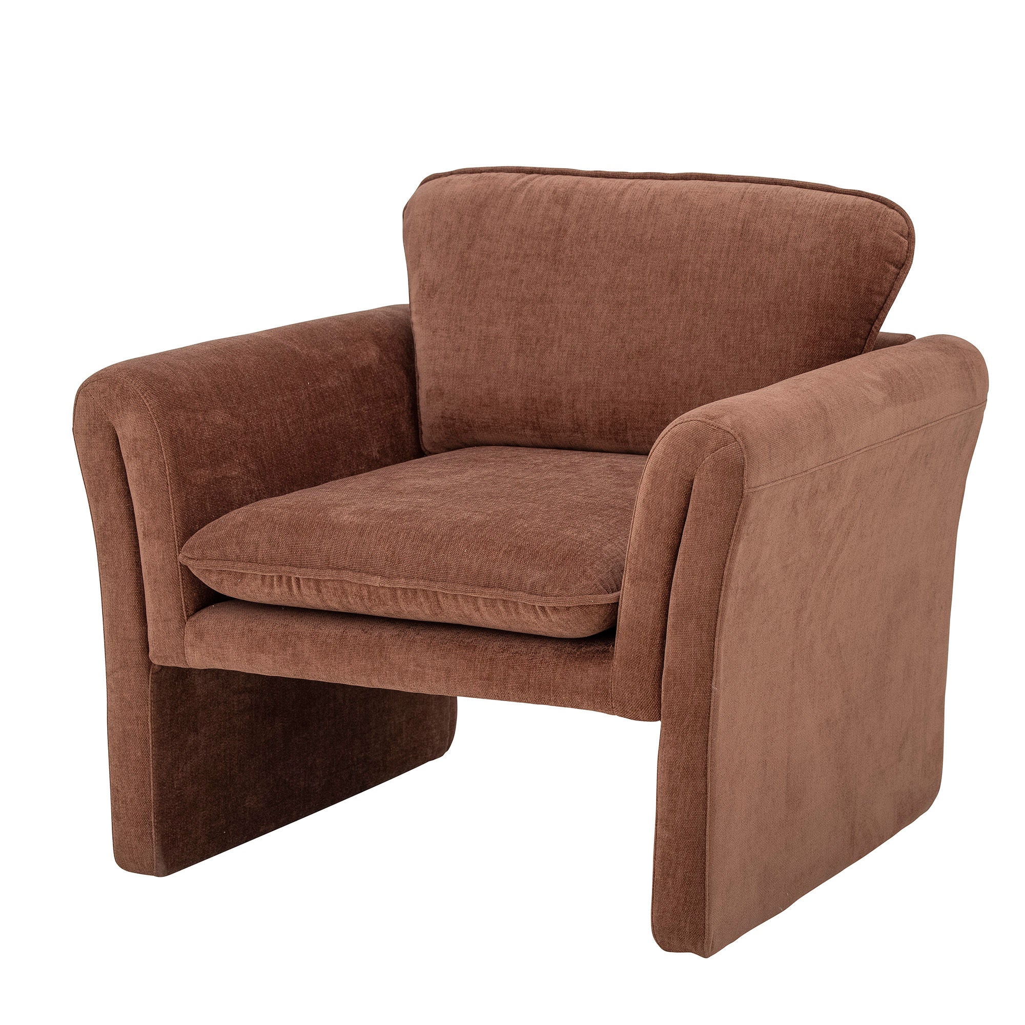 Bloomingville Paseo Lounge stol, Brown, Polyester