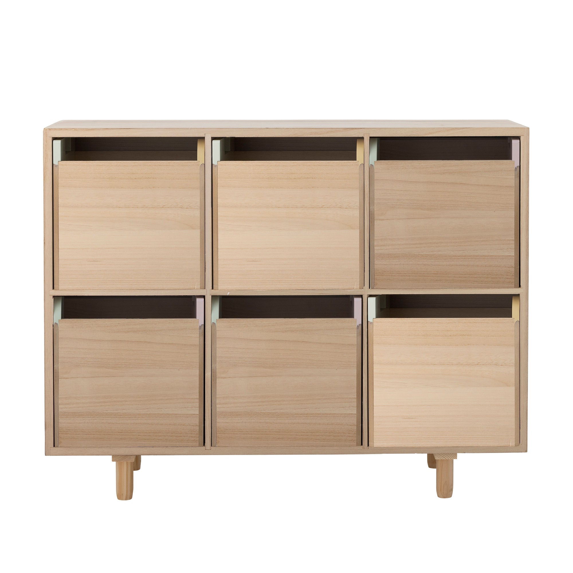 Bloomingville Mini Calle Bookcase m/skuffer, Nature, Paulownia