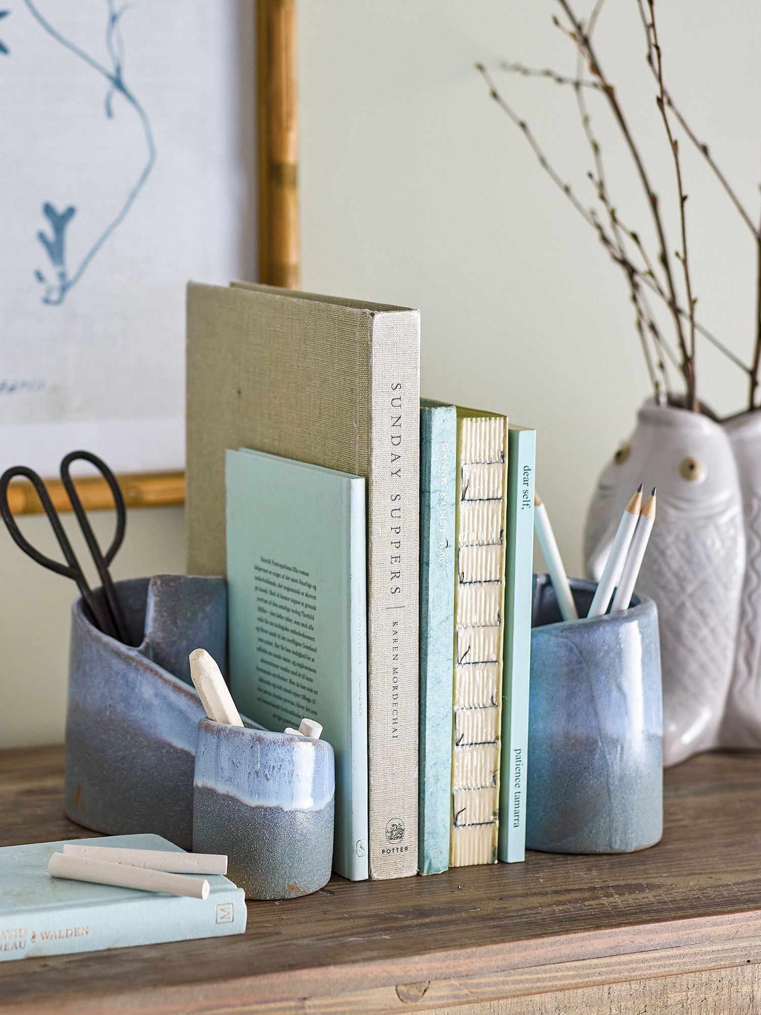 Collezione creativa Meliad Bookend, Blue, Goneware