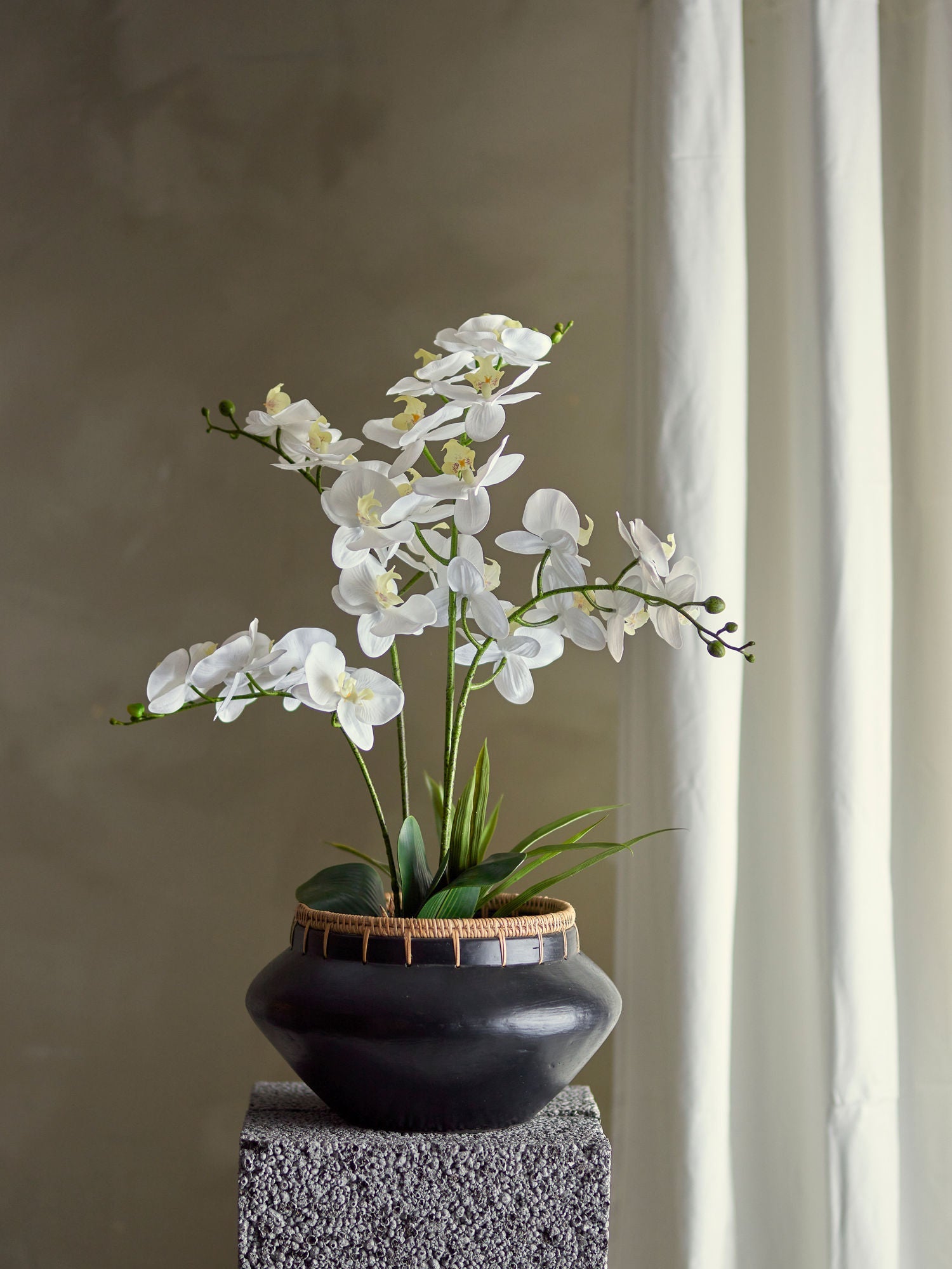 Plant artificiel de Bloomingville Orchid, vert, plastique