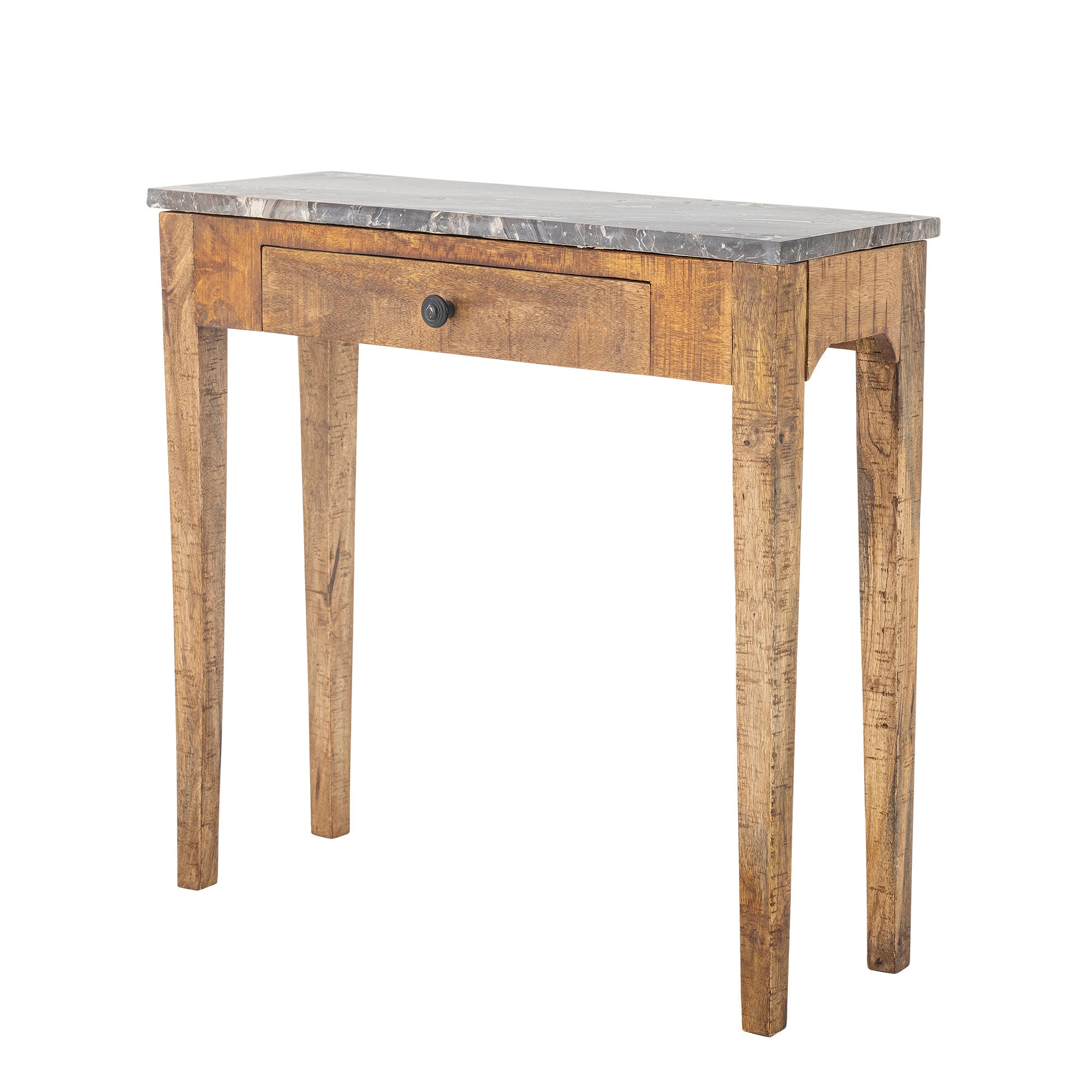 Collection créative Table de console Hauge, marron, marbre