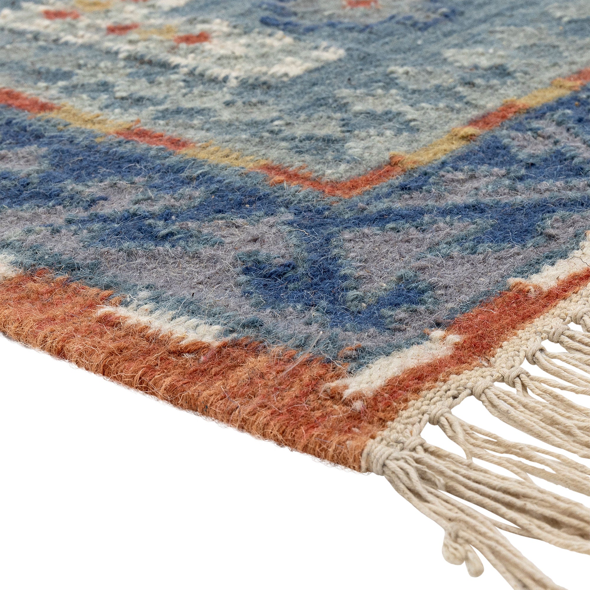 Bloomingville Arsam Rug, Blue, Wool