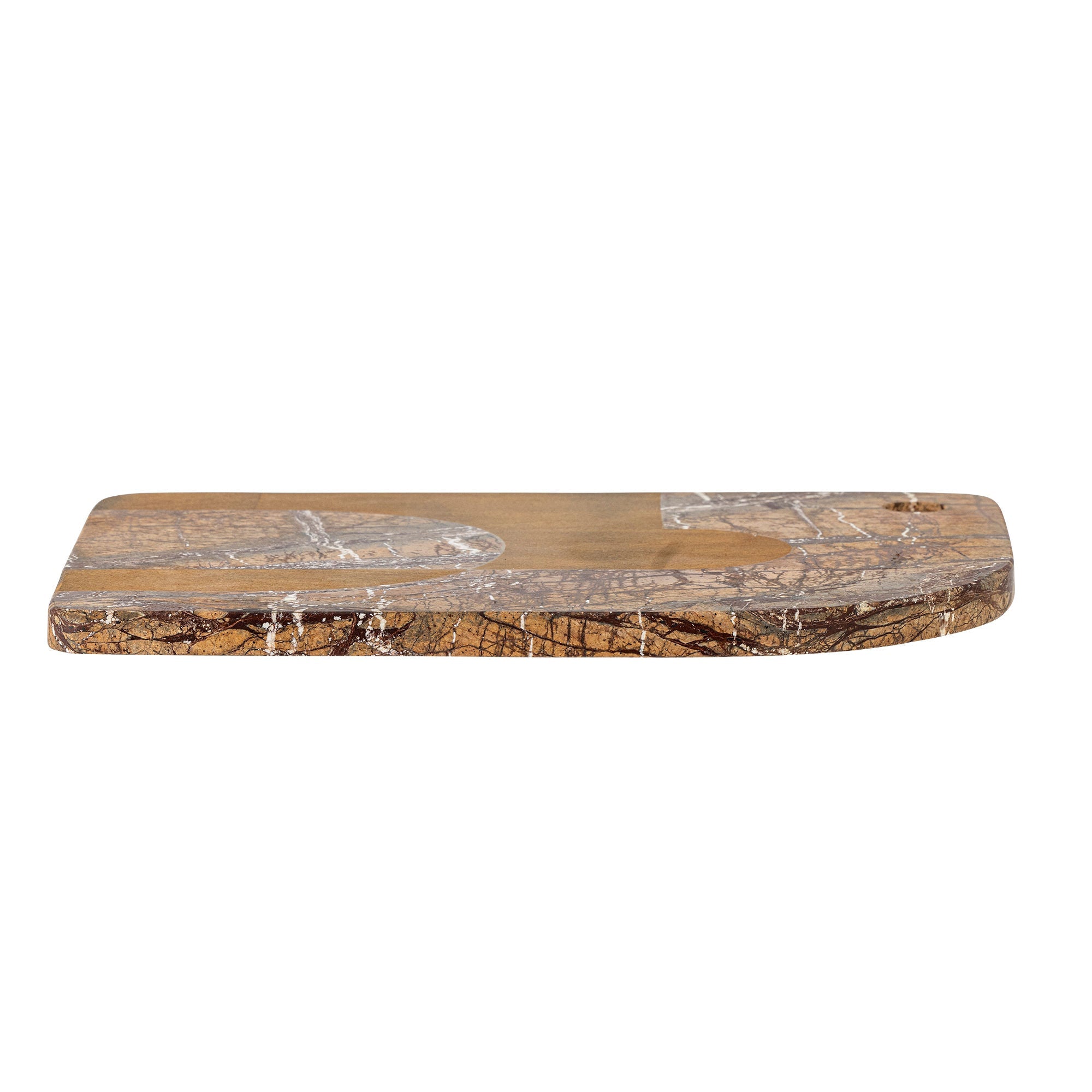 Bloomingville Abrianna Cuting Board, Brown, Marble