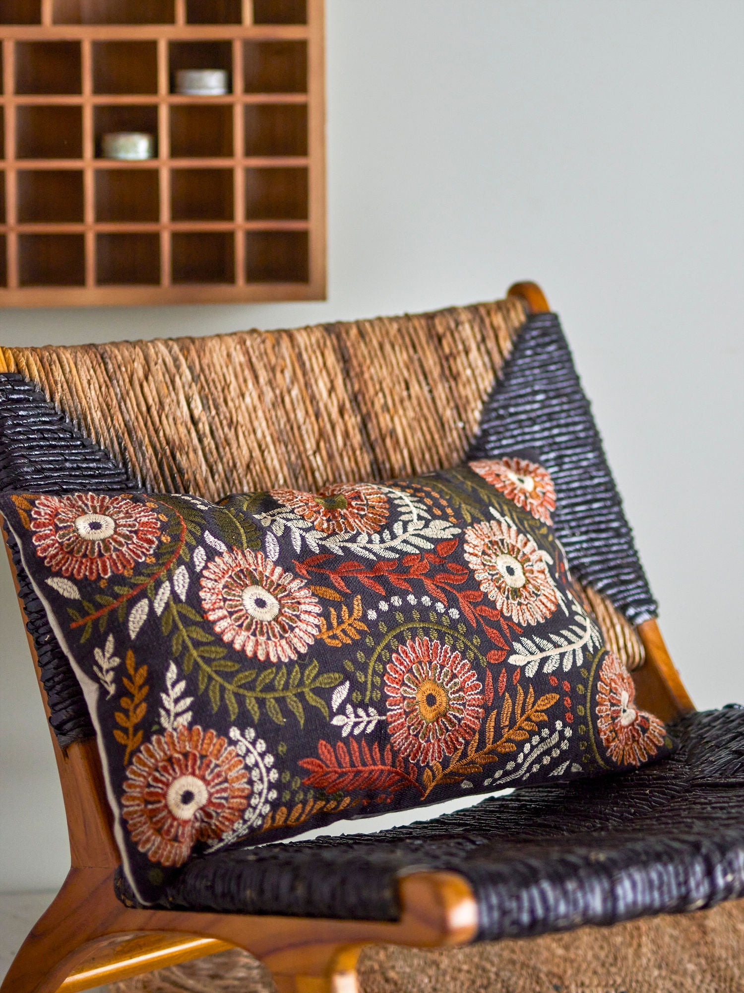 Creatieve collectie SEVESO CUSHION, zwart, katoen