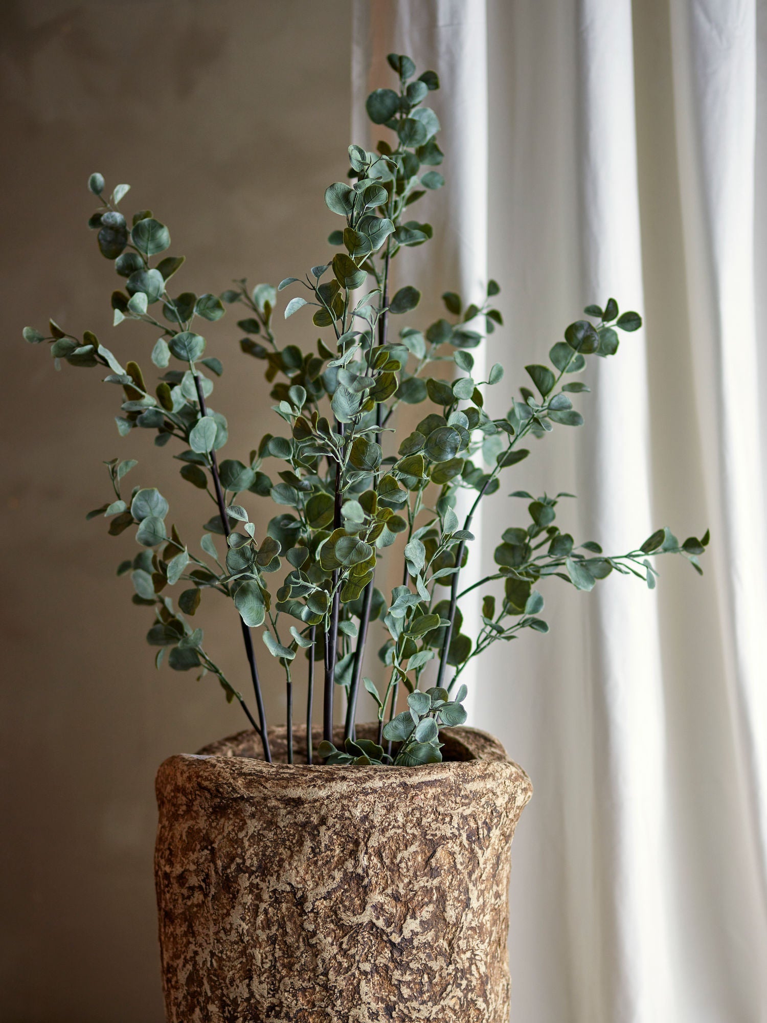 Bloomingville eucalyptus kunstmatige plant, groen, plastic