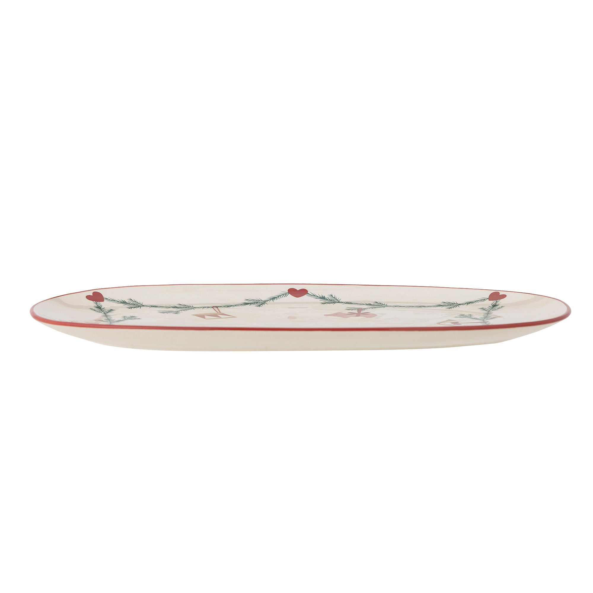 Bloomingville Yule Serving Plate，Nature，Stoneware