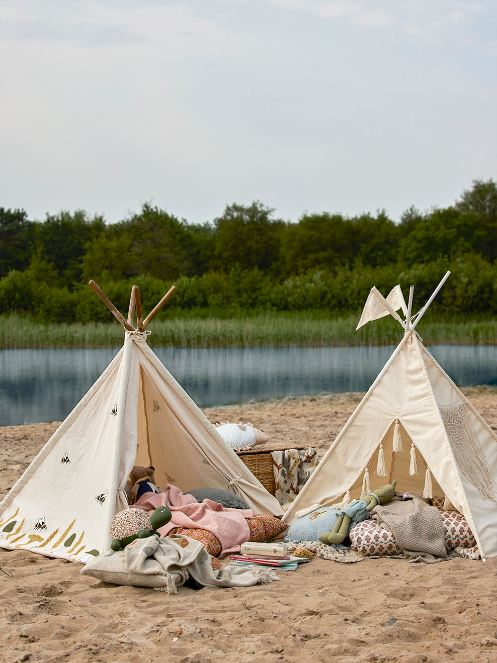 Bloomingville Mini Millo Childrenals tipi, natur, bomull