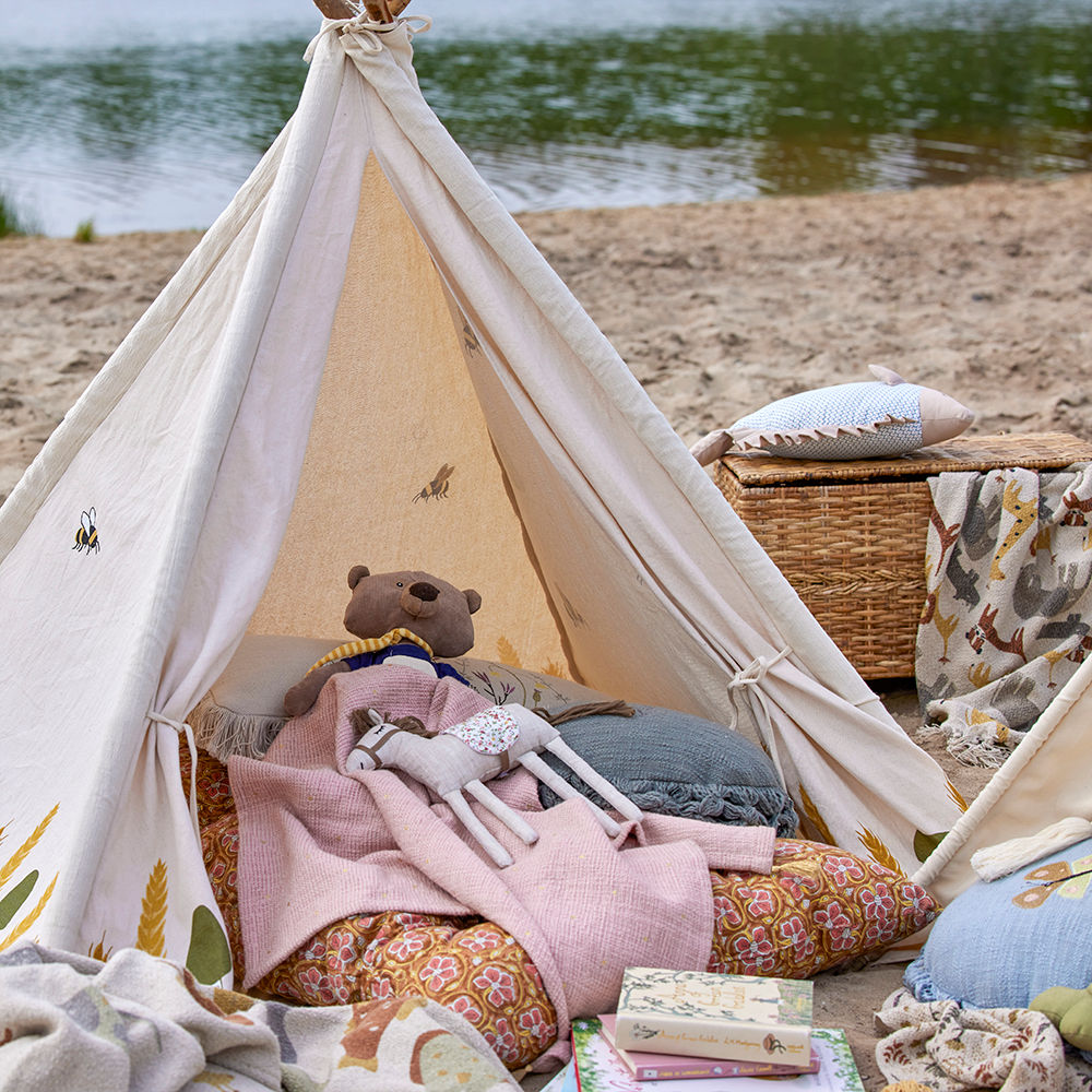 Bloomingville Mini Millo Childrenals tipi, natur, bomull