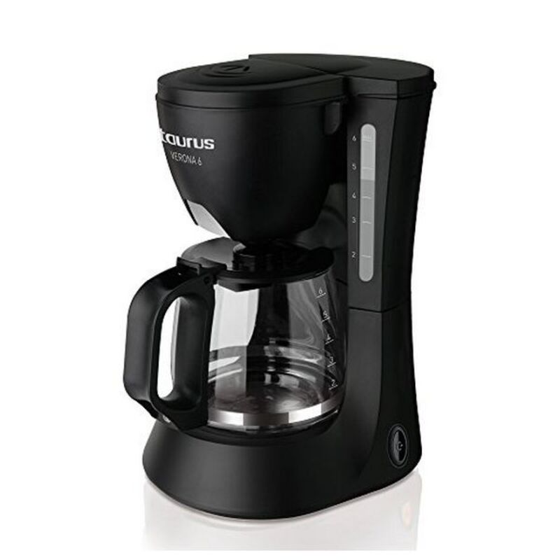 Drypp kaffemaskin Taurus Verona 6 Ny svart 600 W 600 ml