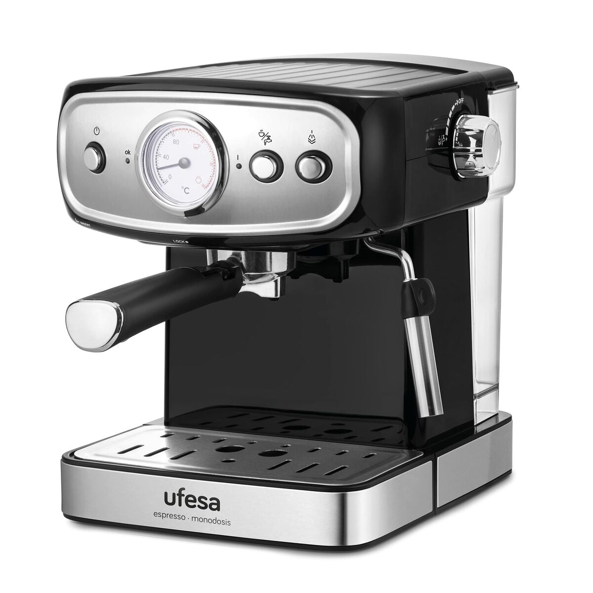 Express Manual Coffee Machine Ufesa CE7244 1,5 L Negro Silver 850 W