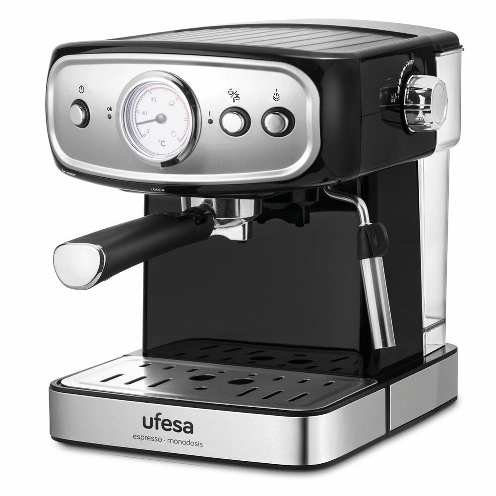 Express Manual Coffee Machine Ufesa CE7244 1,5 L musta hopea 850 W