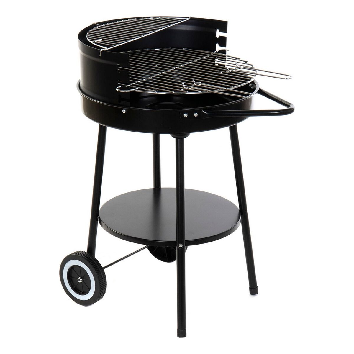 Barbecue a carbone con ruote DKD Home Decor Metal (59 x 49 x 82 cm)