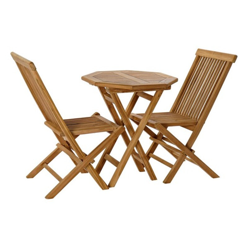 带有2椅子的桌子DKD家居装饰花园90厘米60 x 60 x 75 cm（3