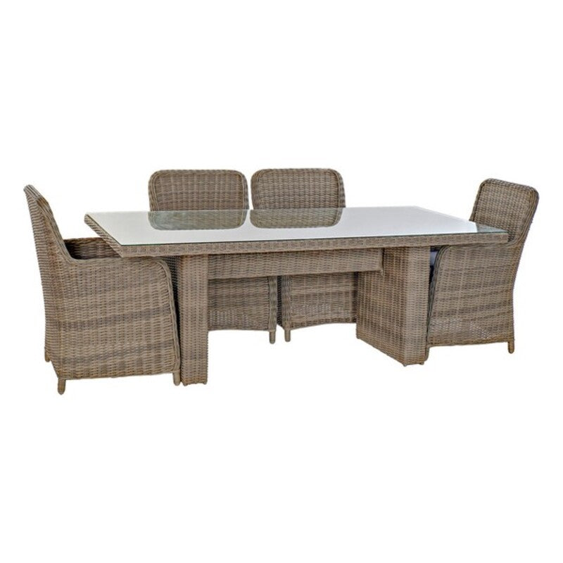 Tischset mit 6 Stühlen DKD Home Decor 93 cm 200 x 100 x 75 cm (7 Stcs)