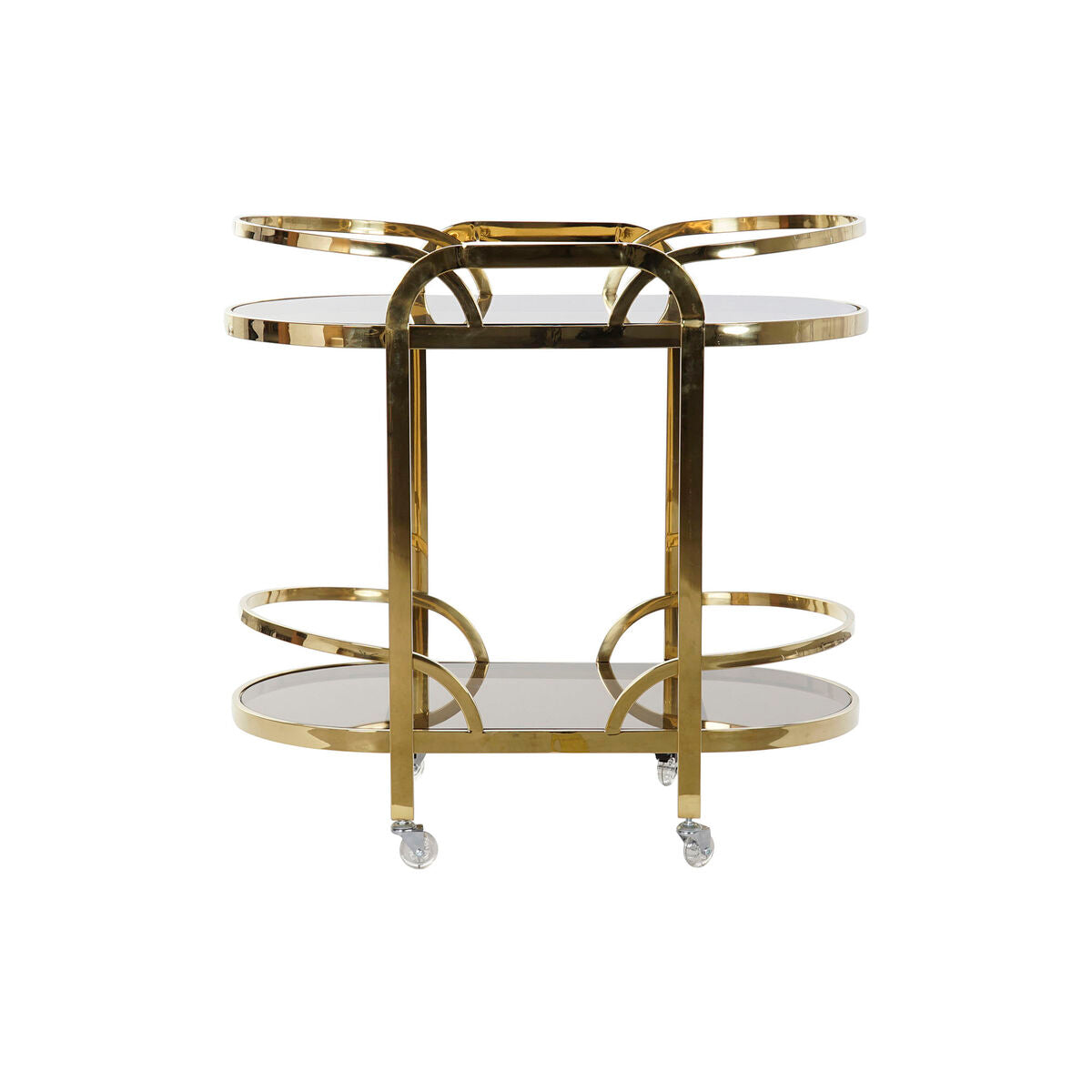 Chariot polyvalent DKD DKD Home Crystal Golden Steel (85 x 46,5 x