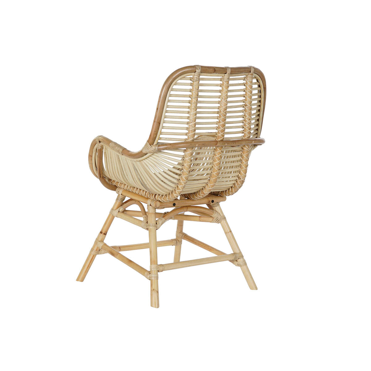 Garden Chair Dkd Home Decor Multicolour Natural Rottan 61 x 58 x 92 cm