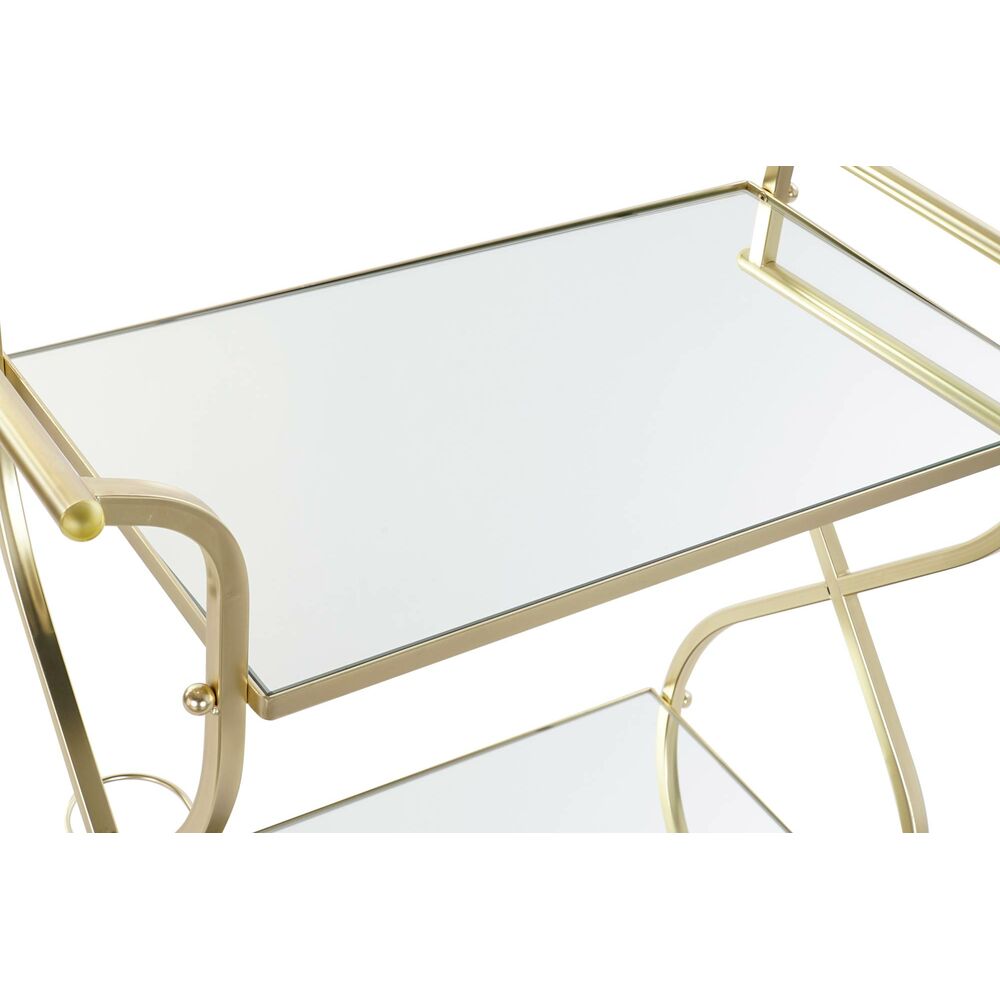 Serviertrolley DKD Home Decor Golden Stahlspiegel 70 x 36,5 x 83 cm